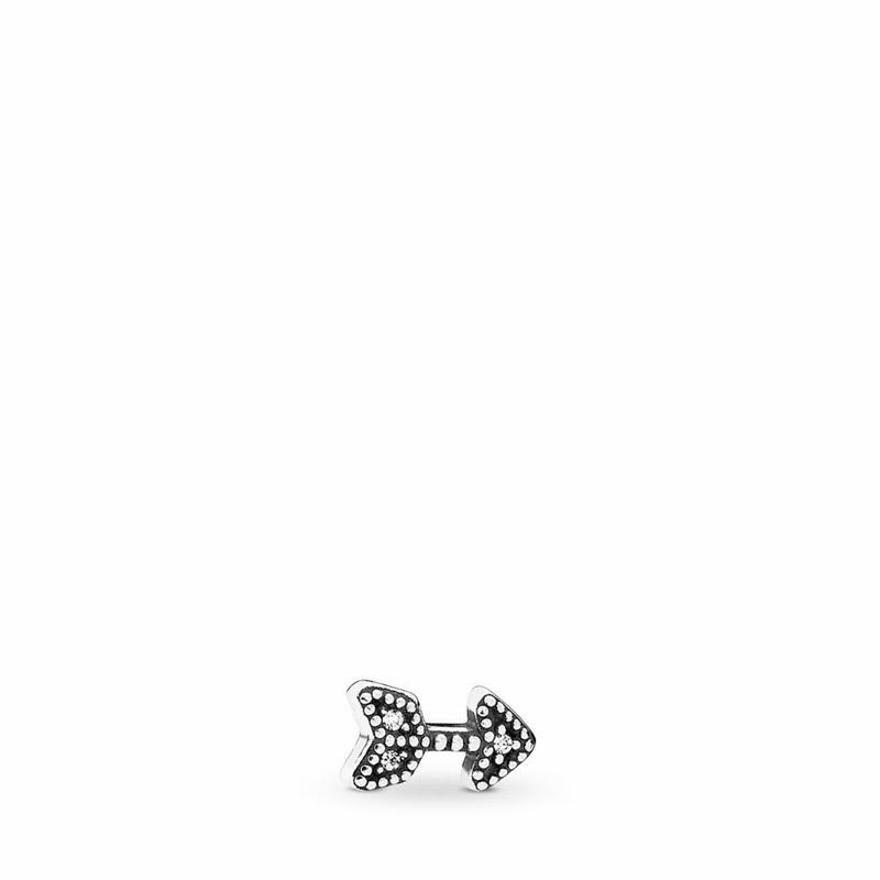 Pandora Sparkling Arrow Petite Locket Charm Silver Egypt DA7420139